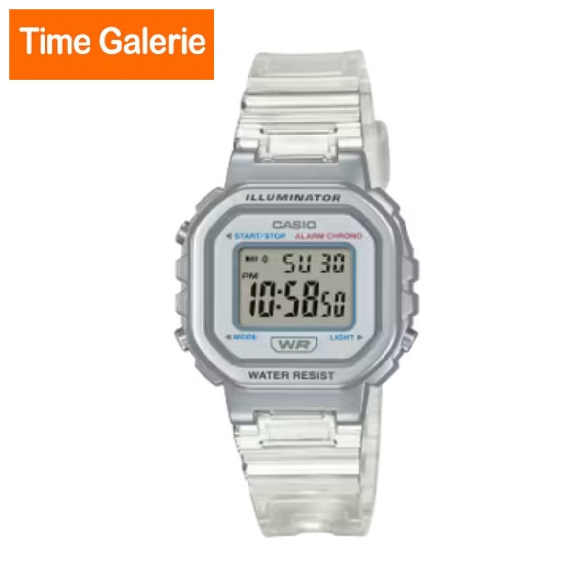 Casio Digital Resin Semi Translucent LA-20WHS-7ADF